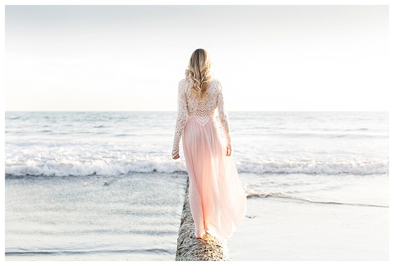 Malibu Beach engagement session- lulu lemon lace top- pin ksaffon skirt