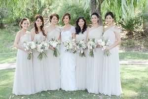 Chriselle Lim, Greystone Mansion, Beverly Hills, Wedding, Bridesmaids, Jana Williams