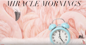 Miracle Mornings -to increase productivity and positivity every day!